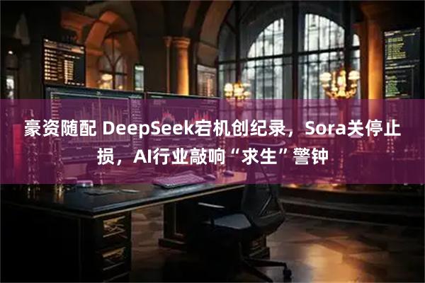 豪资随配 DeepSeek宕机创纪录，Sora关停止损，AI行业敲响“求生”警钟